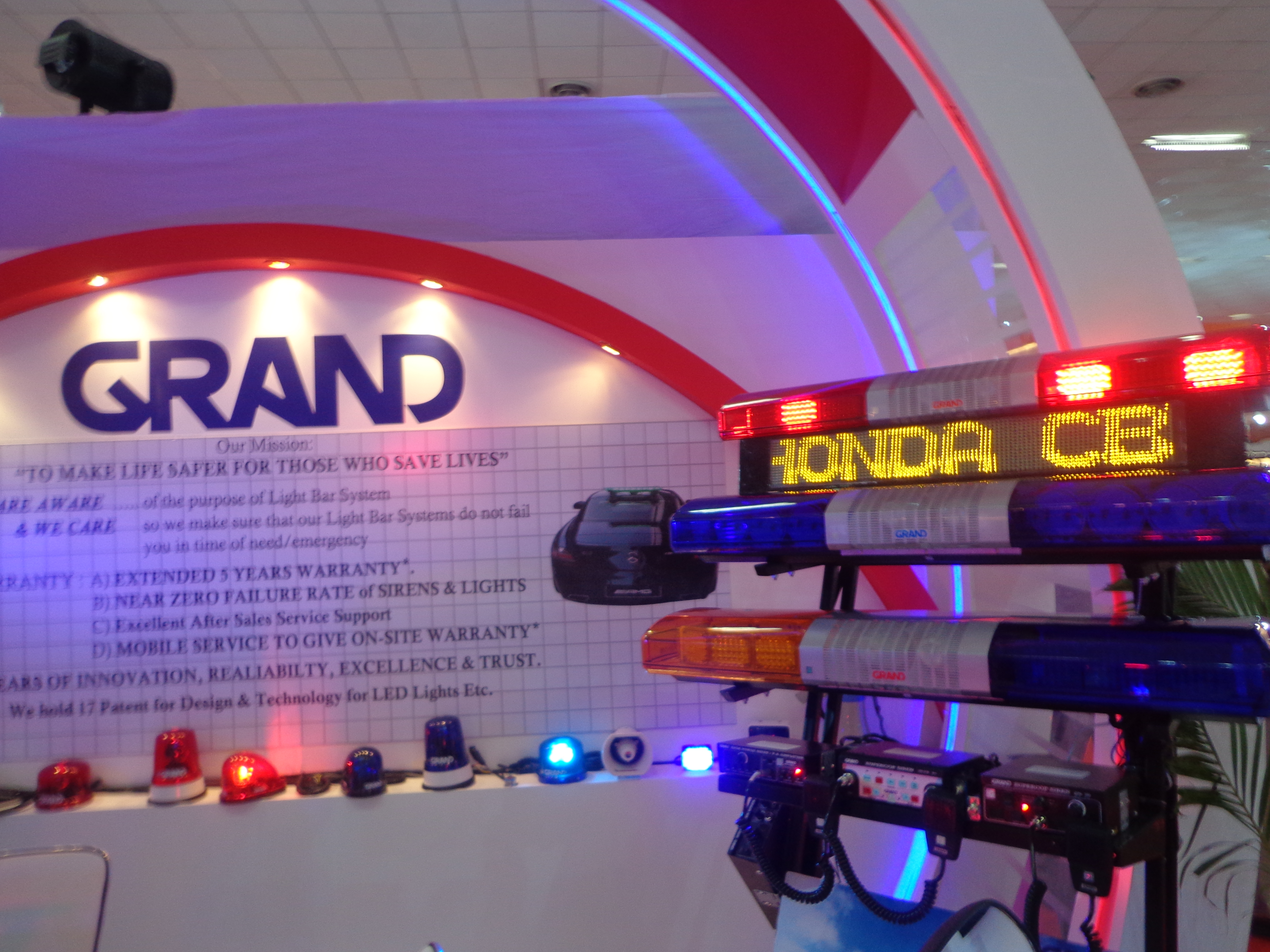 GRAND booth at India International Security Expo 2013, Pragati Maidan
